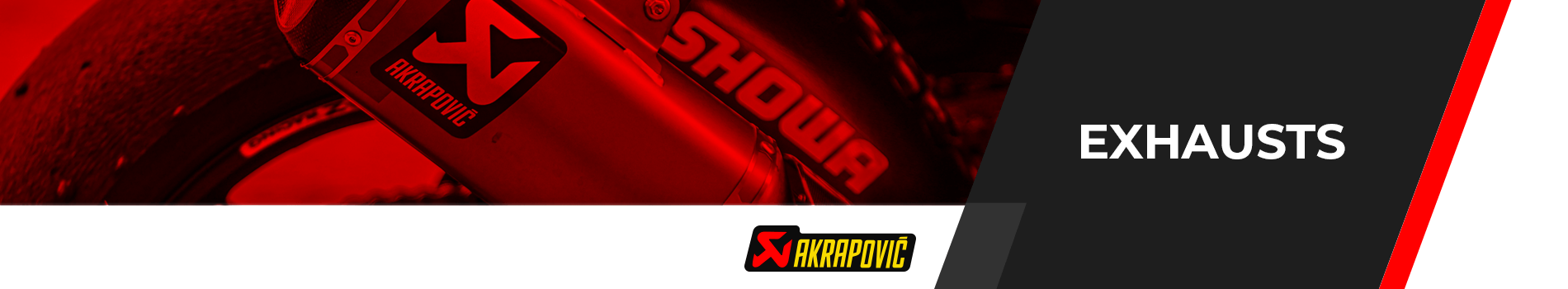 Motorcycle Exhausts, Pipes & Cans by Akrapovic & Arrow